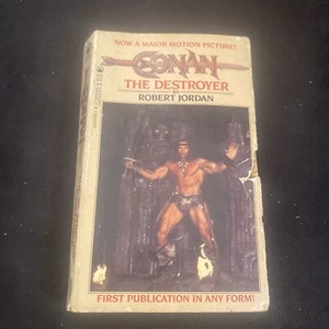 Conan The Destroyer by Robert Jordan, TOR 1984 1st PRINTING - Picture 1 of 4
