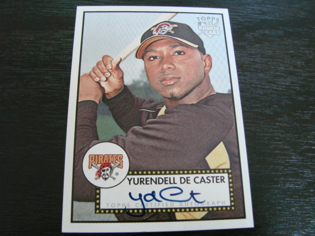 2006 Topps 52 Yurendell De Caster Autograph /Signed card (B3) Pittsburgh Pirates - Image 1 of 1