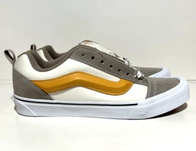 Vans Knu Skool Womens Size 7.5 Mega Check Gray Marshmallow Casual Sneakers - Image 1 of 4