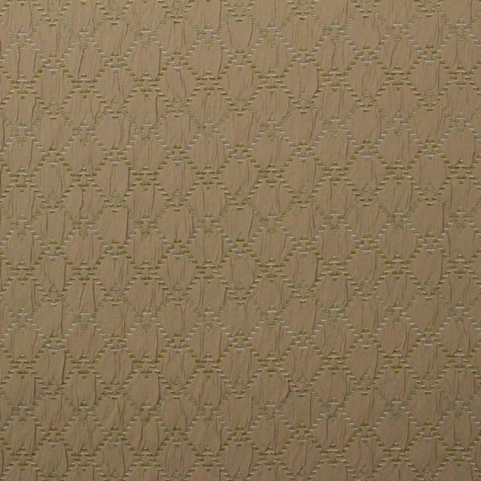 TRELLIS DIAMOND CHENILLE GREEN CUSHION UPHOLSTERY FABRIC BY THE YARD 56"W - Image 1 of 1