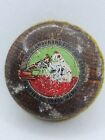 Antique HMV His Masters Voice Round Wooden Record Cleaning Pad Nipper The Dog 