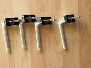 4 Fenstergriffe matt gold 12 cm, Meeth - Bild 1 von 7