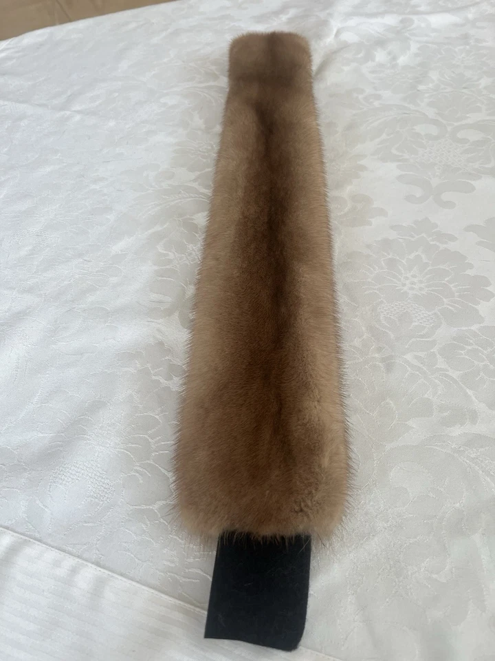 Nueva diadema de piel de visón pastel Foto 1 de 1