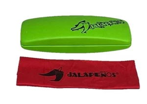 NUEVO Estuche para Anteojos Jalapeños Verde Dura con Paño de Microfibra - Imagen 1 de 5