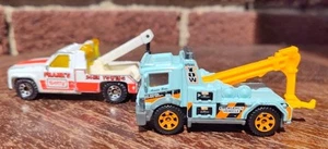 Matchbox GMC Wrecker VINTAGE 1997 Frank's Getty 2011 Urban Tow Truck Pair - Picture 1 of 7