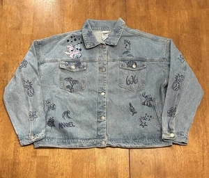 Disney Lilo & Stitch Denim Chaqueta Mujer’s 2XL Bordada - Imagen 1 de 12