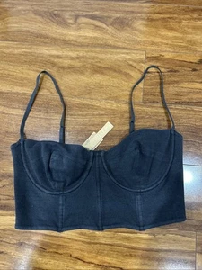 Skims Outdoor Bustier Ash Color Size Women’s XL Brand New With Tags - Picture 1 of 4