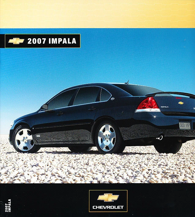 2007 Chevrolet Chevy Impala Original Sales Brochure - Canada - Image 1 of 1