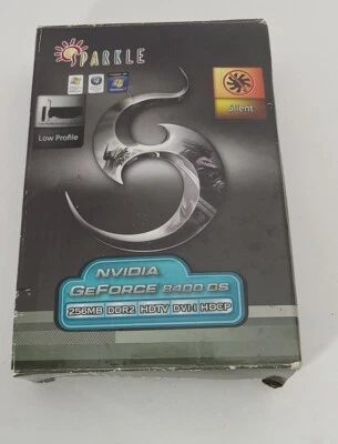SPARKLE Nvidia GeForce 8400 GS 256MB GDDR2 PCI Express x16 Video SFPX84GS256U2LP - Image 1 of 4