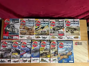 Airfix Magazines Lot 2016 2017 2018 2019 2020 Yr Bk 2016 Aircraft Military x11 - Foto 1 di 15