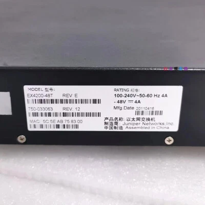 8-port 48-port Juniper SG1048 second EX4200-48T TP-LINK Switch Gigabit POE - Image 1 of 4