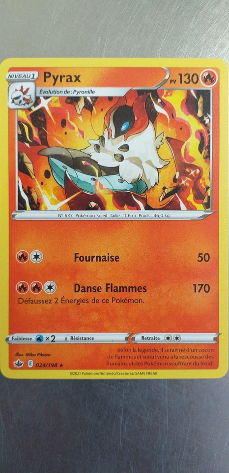 Pokémon Card Pyrax 024/198 Ice Age, From The Booster, French - Image 1 of 1