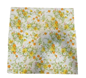 2 VTG JCPenney Pillowcases Shabby Chic Cottagecore GrannyCore Yellow Wildflowers - Picture 1 of 14