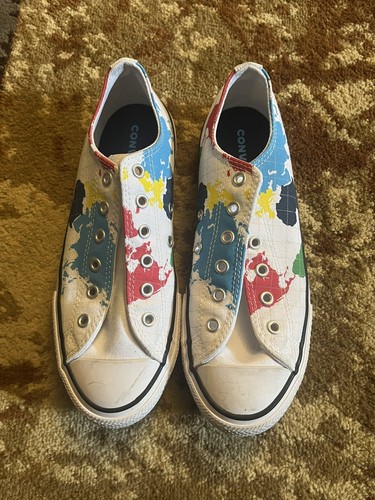 Taglia 5 mappa del mondo multicolore Converse