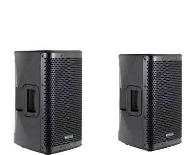 PRONOMIC 2x DJ PA 8" Aktiv Lautsprecher Set Box Bluetooth Monitor Bi-Amping Stereo 800W