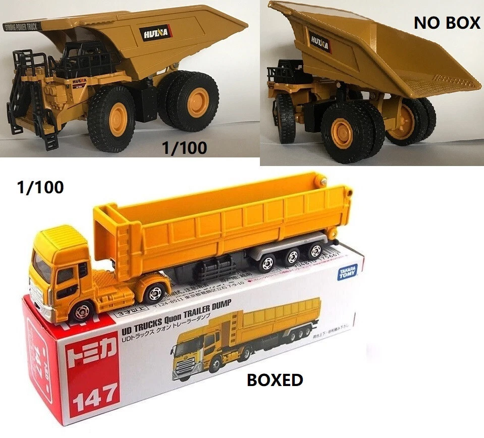 1/100 1/110 long tomica 147 hino dump truck , CAT 793D copy HUINA mine truck - Image 1 of 1