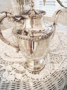 Servizio da caffè in argento sterling firmato messicano Conquistador / 925 -1360 grammi  - Foto 1 di 12