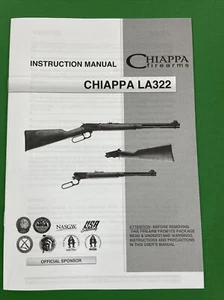 Original CHIAPPA LA322 Gewehr Bedienungsanleitung & Teileliste - Bild 1 von 5