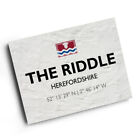 A4 PRINT - The Riddle, Herefordshire - Lat/Long SO4762