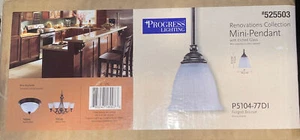 Progress Lighting Renovations Collection 1-Light Forged Bronze Mini Pendant - Picture 1 of 2