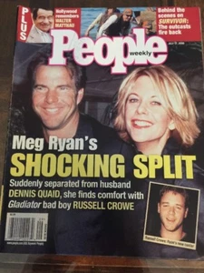 PEOPLE WEEKLY Magazine 7/2000 Meg Ryan Dennis Quaid Russell Crowe Walter Matthau - Imagen 1 de 1