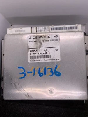 OEM 2000 MERCEDES CLK430 ABS CONTROL MODULE CLK320 C230 (1998-2000) 0255456132 Foto 1 de 4