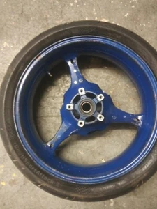 2006 2007 SUZUKI GSXR 600 GSXR 750 OEM REAR WHEEL DAMAGED - Picture 1 of 10