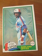1981 OPC O Pee Chee #319 Rowland Office - Montreal Expos                     ZB3