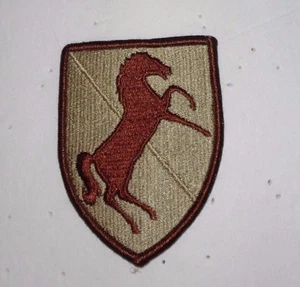 ARMY PATCH 11TH ARMORED CAVALRY REGIMENT, REVERSE COMBAT SIDE, DESERT,DCU,DBDU - Bild 1 von 1
