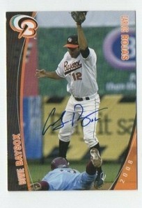 Carlos Rojas 2008 Bowie Baysox autographed auto signed card Cubs