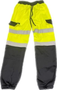 Pantalones de Sudadera de Lanza de Seguridad Hi Viz para Correr Utilitarios Pantalones de Trabajo 2 TONOS - Imagen 1 de 1