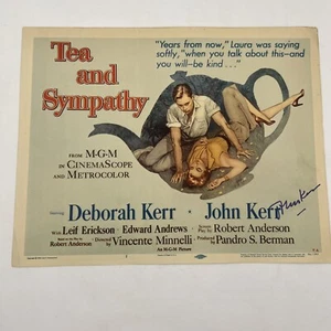 Tea and Sympathy Original Title  Lobby Card 1956-11x14- Signed By John Kerr - Picture 1 of 11