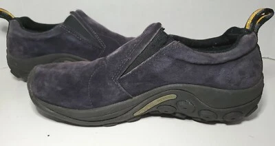 Zapatos sin cordones Merrell Jungle Moc de doble densidad azul marino gamuza talla 9 usados  Foto 1 de 4