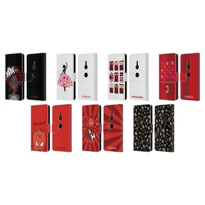 OFFICIAL AC MILAN CHILDREN LEATHER BOOK WALLET CASE COVER FOR SONY PHONES 1 - Picture 1 of 13