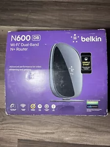 Belkin N600 DB 300 Mbps Wi-Fi N+ Router Dual Band F9K1102 - Picture 1 of 3