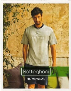 PIGIAMA UOMO RAGAZZO MISTO COTONE MANICA CORTA SERAFINO NOTTINGHAM ART. PG43241 - Imagen 1 de 5