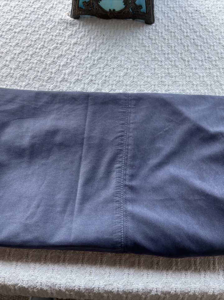 Microfiber Dark Blue Tablecloth 60 x 58 - Image 1 of 4