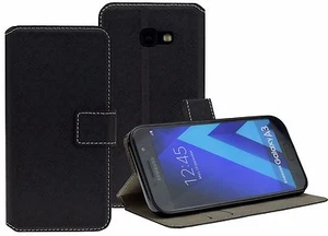 Samsung Galaxy A3 (2017) Housse de Protection Livre Sac Rabattable Étui Coque - Photo 1/9