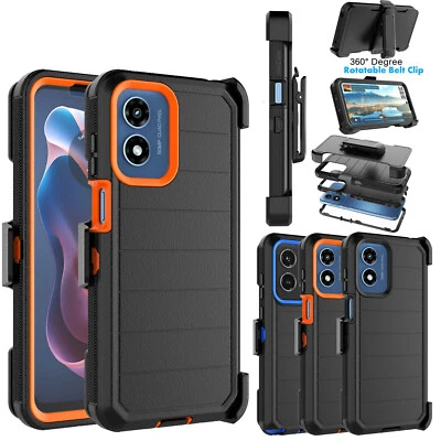 ROCKINGSPACE For Motorola Moto G 5G 2024 Phone Case Fit Otterbox Defender Cover +Glass Screen