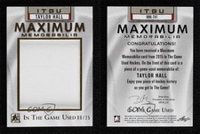 2014-15 ITG Used Maximum Memorabilia Gold /25 Taylor Hall #MM-TH1