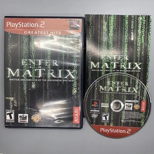 Enter the Matrix (Sony PlayStation 2, 2003) PS2 Tested Working Complete - Picture 1 of 12