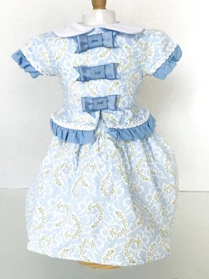 American Girl Doll Marie-Grace Blue Skirt Set Blouse Top & Skirt, Retired Cecile - Image 1 of 2