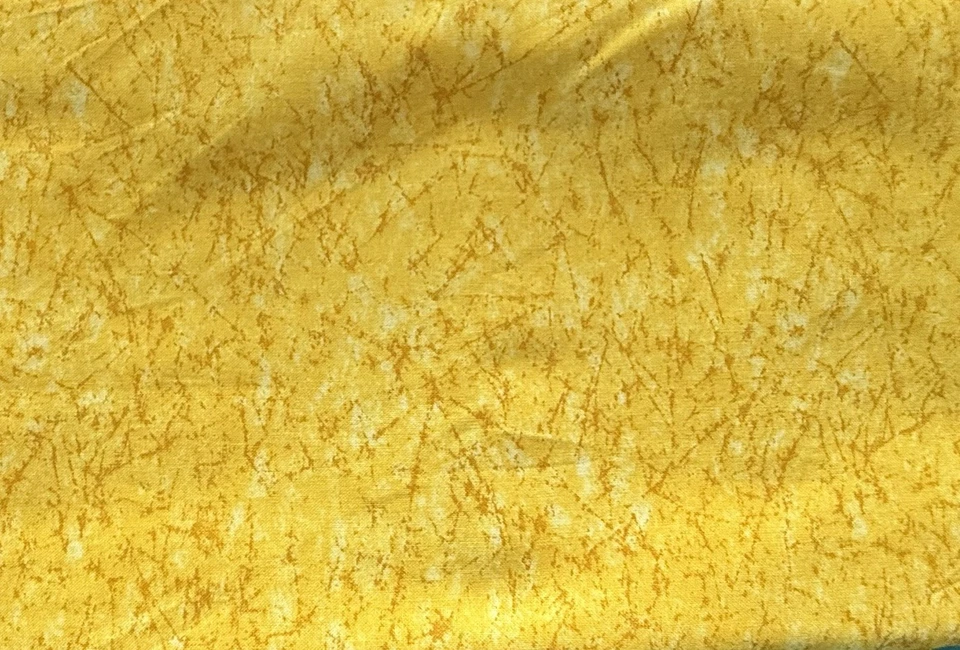"Telas JoAnn - Estampado Batik de algodón amarillo - 1,5 yardas - 76"" de ancho" Foto 1 de 1
