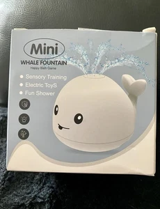 Mini Whale White Fountain Bath Toy (553) - Picture 1 of 2