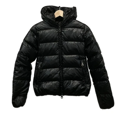 DUVETICA-黑色女式羽绒服 — 第 1/4 张图片