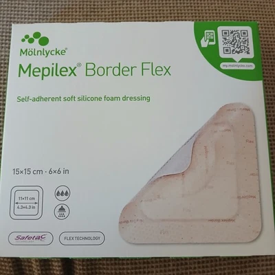 💥💥Mepilex Border Flex 6x6 Silicone Foam Dessing/5 per box 💥💥 - Image 1 of 3