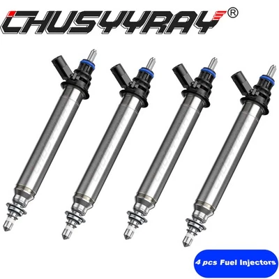 Set of 4 Fuel Injectors A2780700687 For 2012-2015 2016 Mercedes-Benz C350 3.5L — 第 1/4 张图片