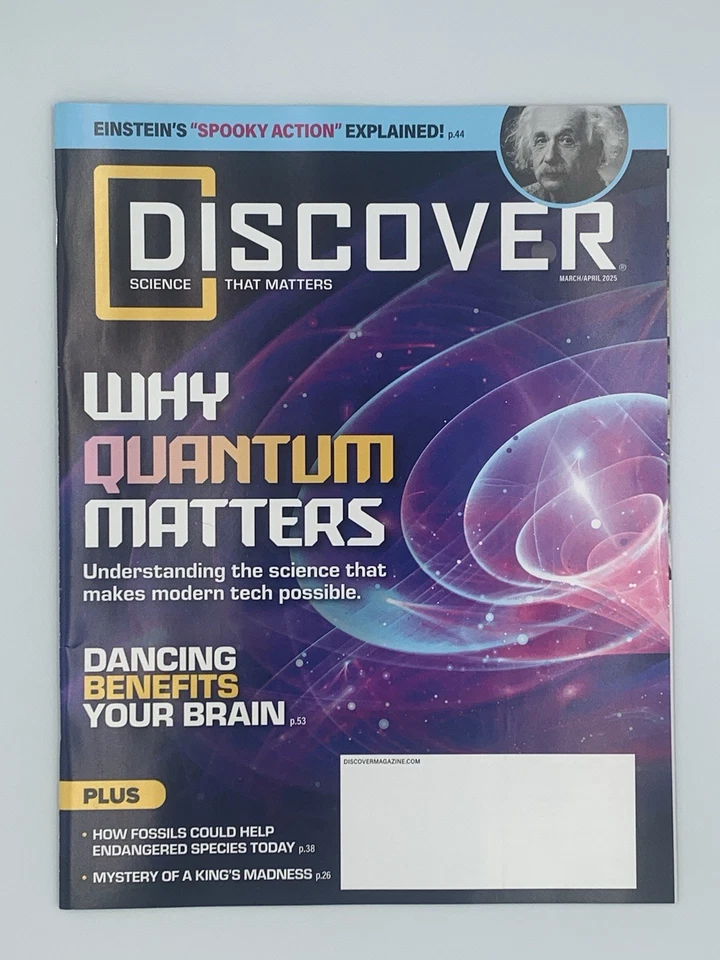 DISCOVER MAGAZINE – Mar/Apr 2025 New Issue Science, Tech, Space, Health - Image 1 of 2