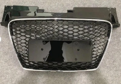 Para AUDI TT TTS 8J TTRS Estilo Frontal Panal Malla Parrilla Cromo 2008-2014 Foto 1 de 3