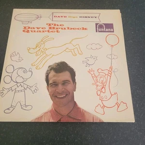 Dave Brubeck Quartet Dave Digs Disney Fontana TFL 5017 - Picture 1 of 5